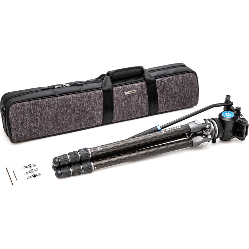 benro kit trpode de fibra de carbono tortoise 24clv y rtula s4pro