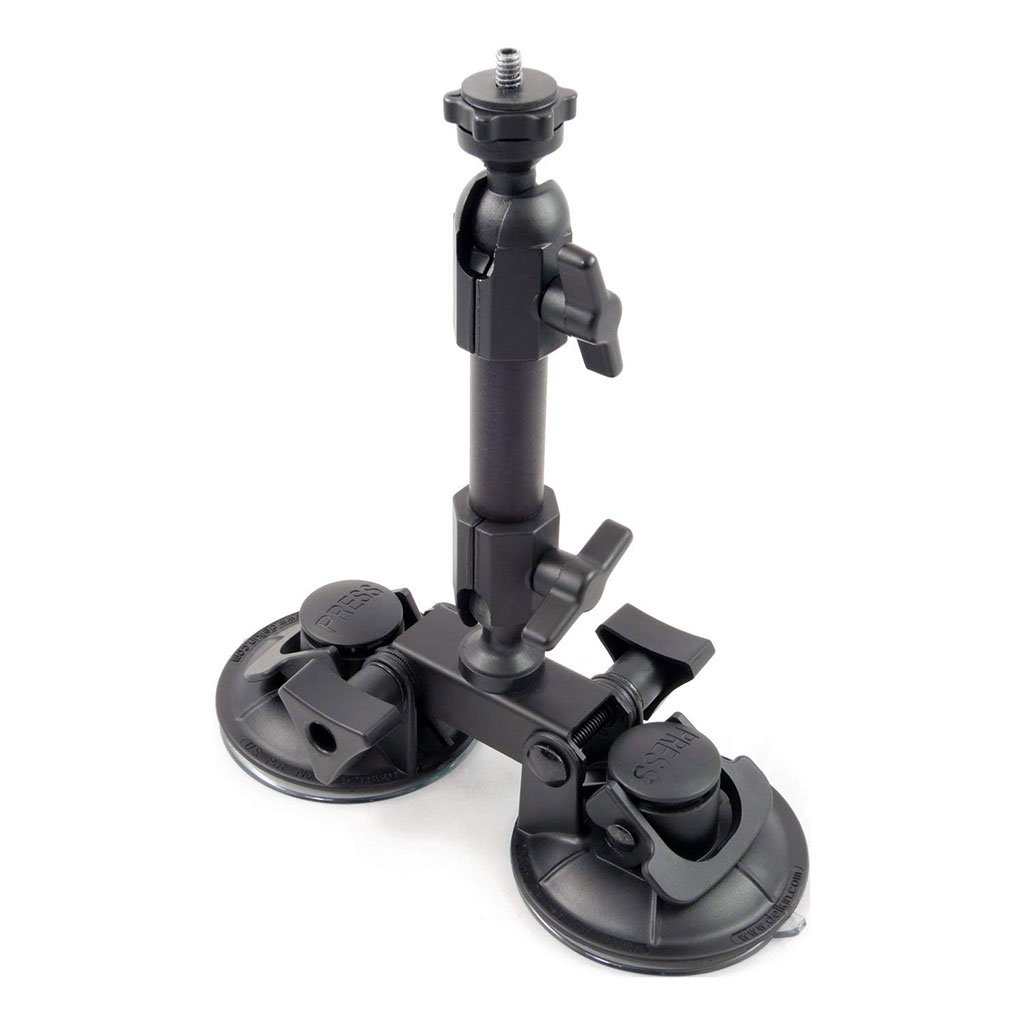 soporte con doble ventosa para telescopios y material fotogrfico delkin fat gecko