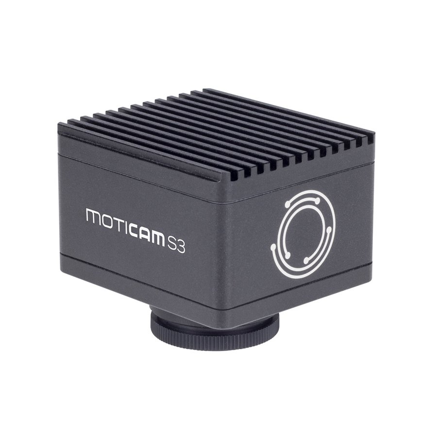 cmara digital tipo ccd moticam s3 para microscopios biolgicos y lupas con adaptador de montura c