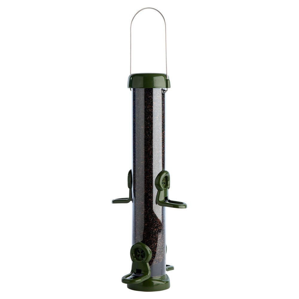 rp3-n2g 'ring pull click' comedero tubular para aves silvestres mediano para negrillo fcil de limpiar