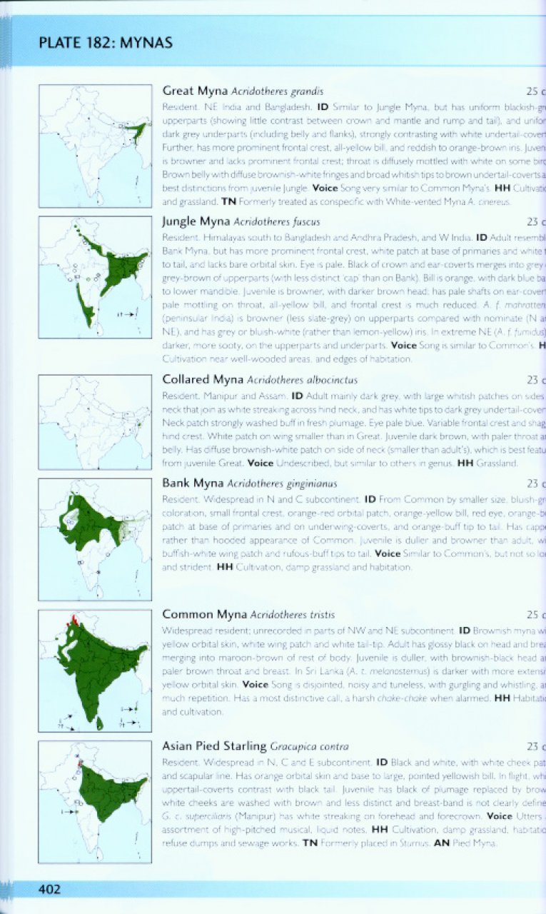 helm field guides. birds of the indian subcontinent