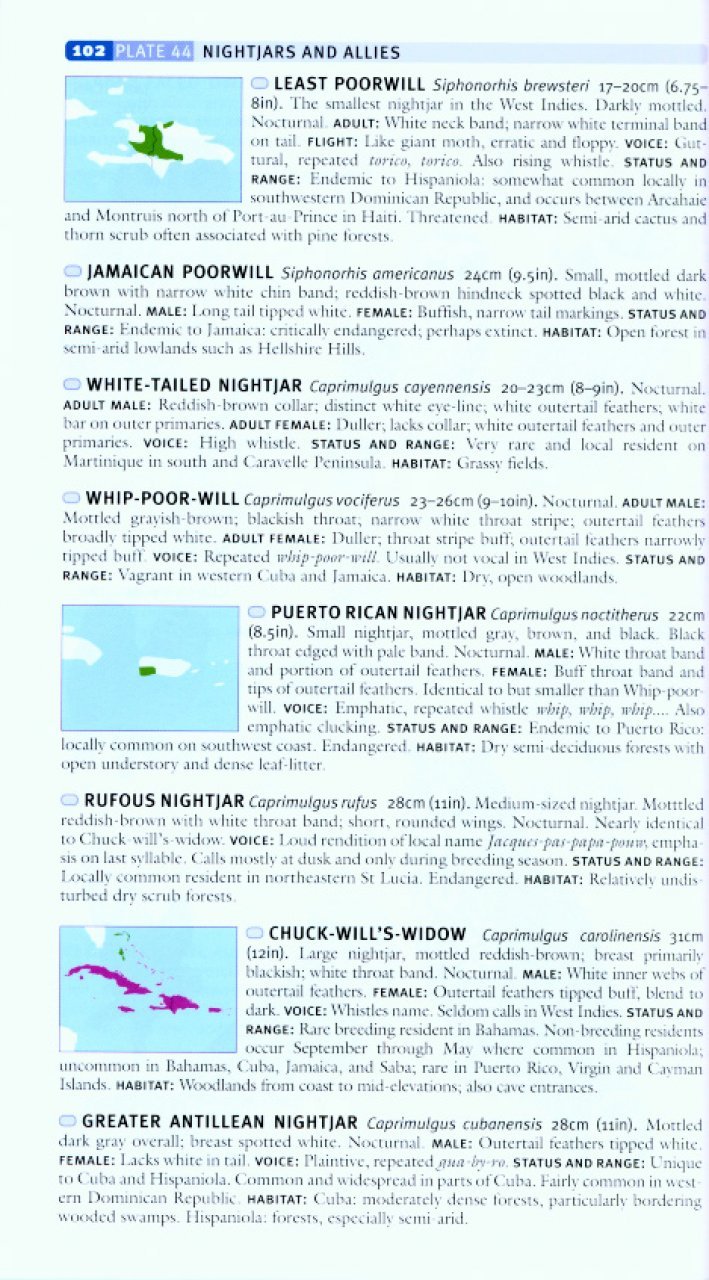 helm field guides to the birds of the west indies