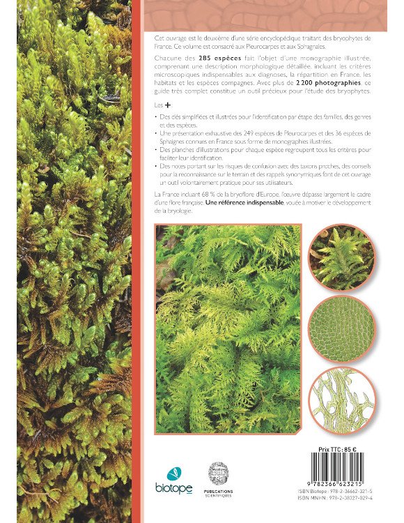 les bryophytes de france tome 2. pleurocarpes et sphagnales