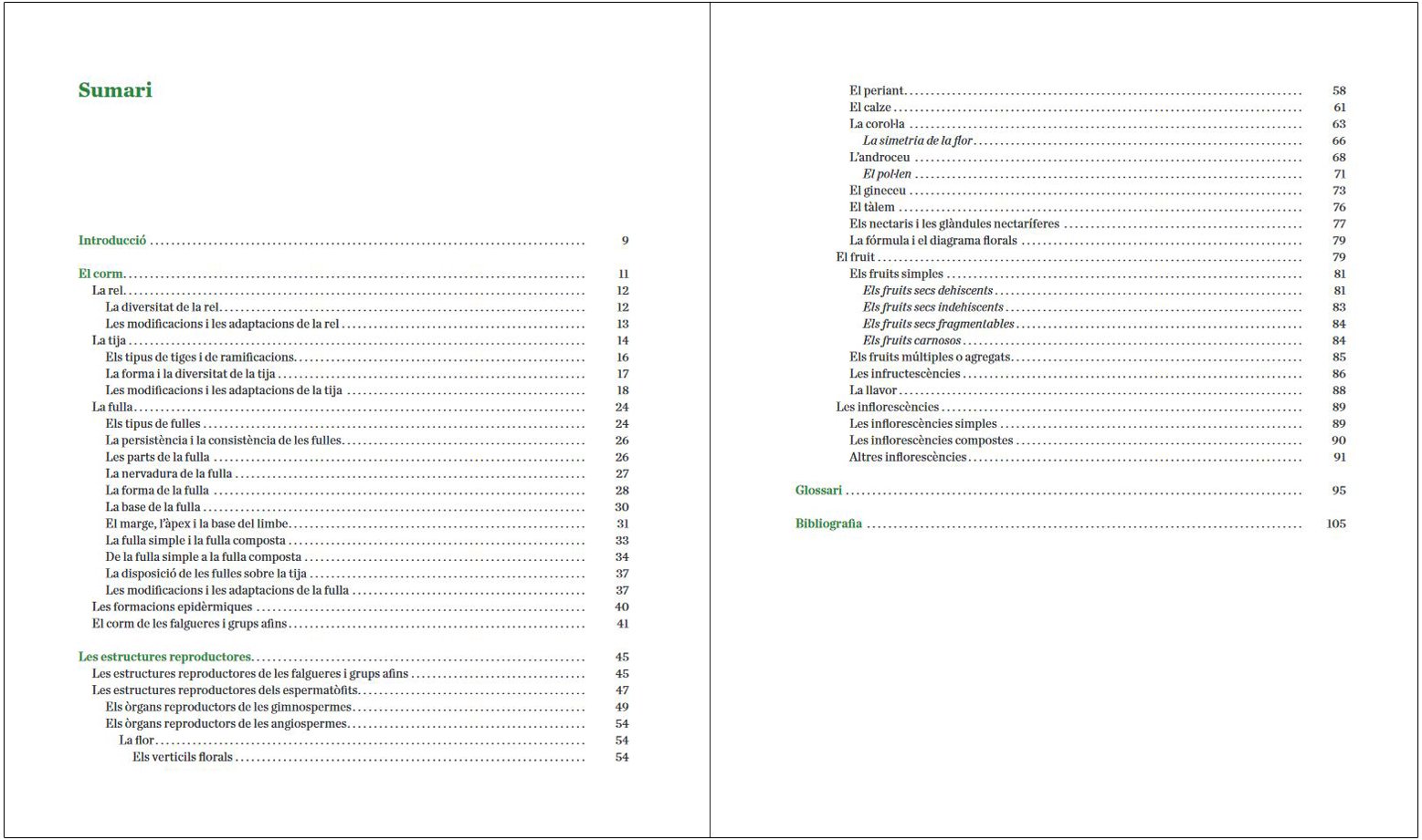 manual practic de botanica. morfologia de les plantes vasculars