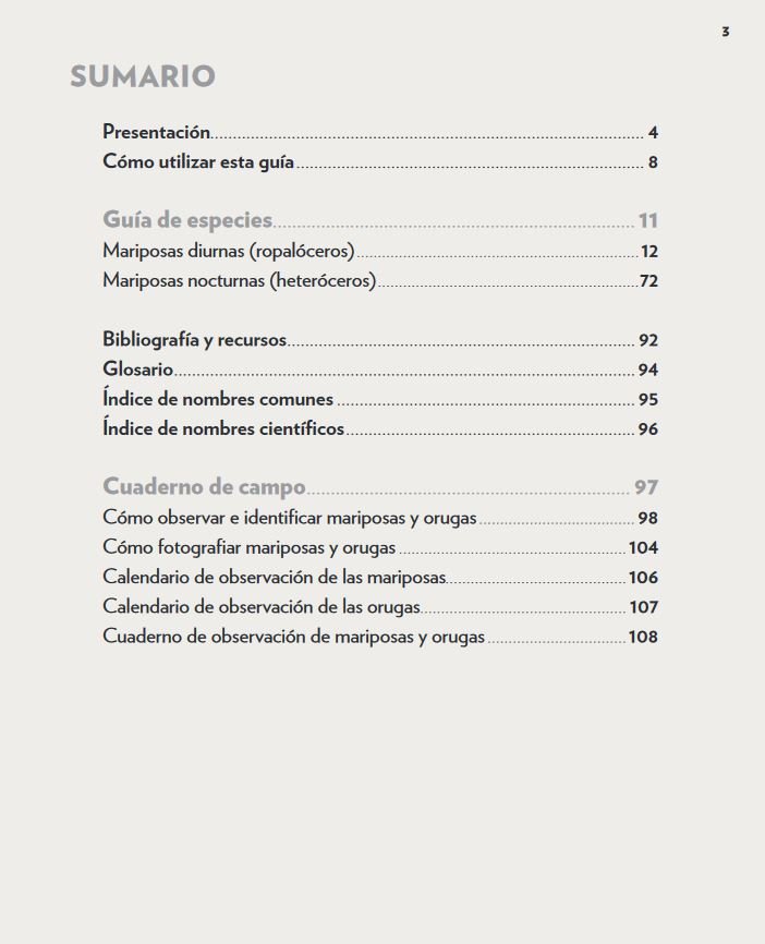 mariposas. una guia + un cuaderno de campo