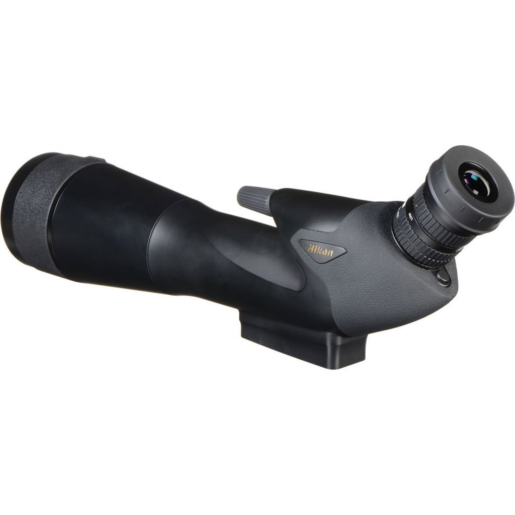 nikon kit compuesto por telescopio prostaff 5 82 mm acodado + ocular 20-60x ds + funda de campo