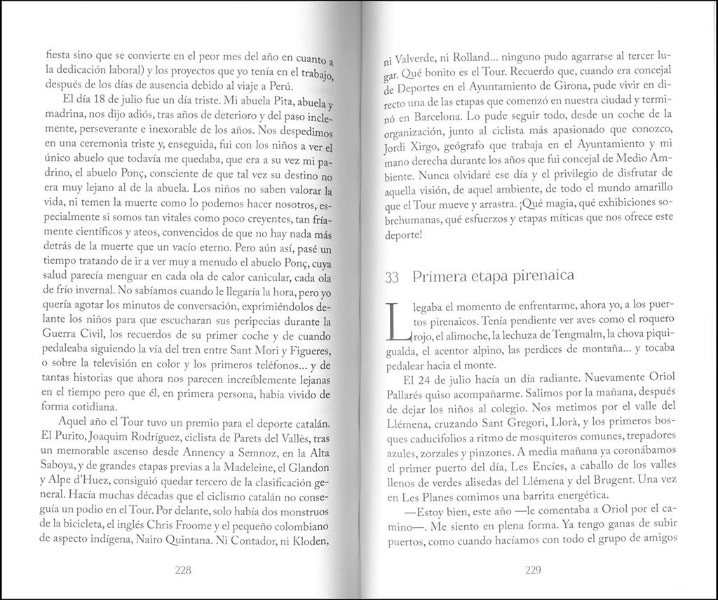 plumas y pedales