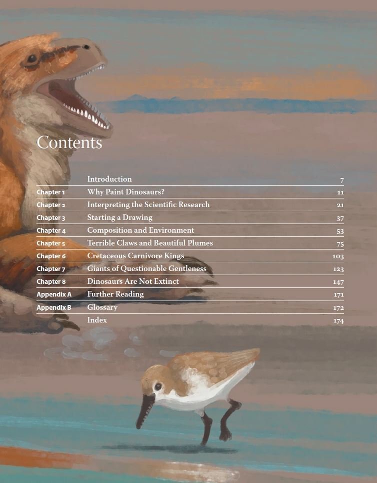 drawing and painting dinosaurs