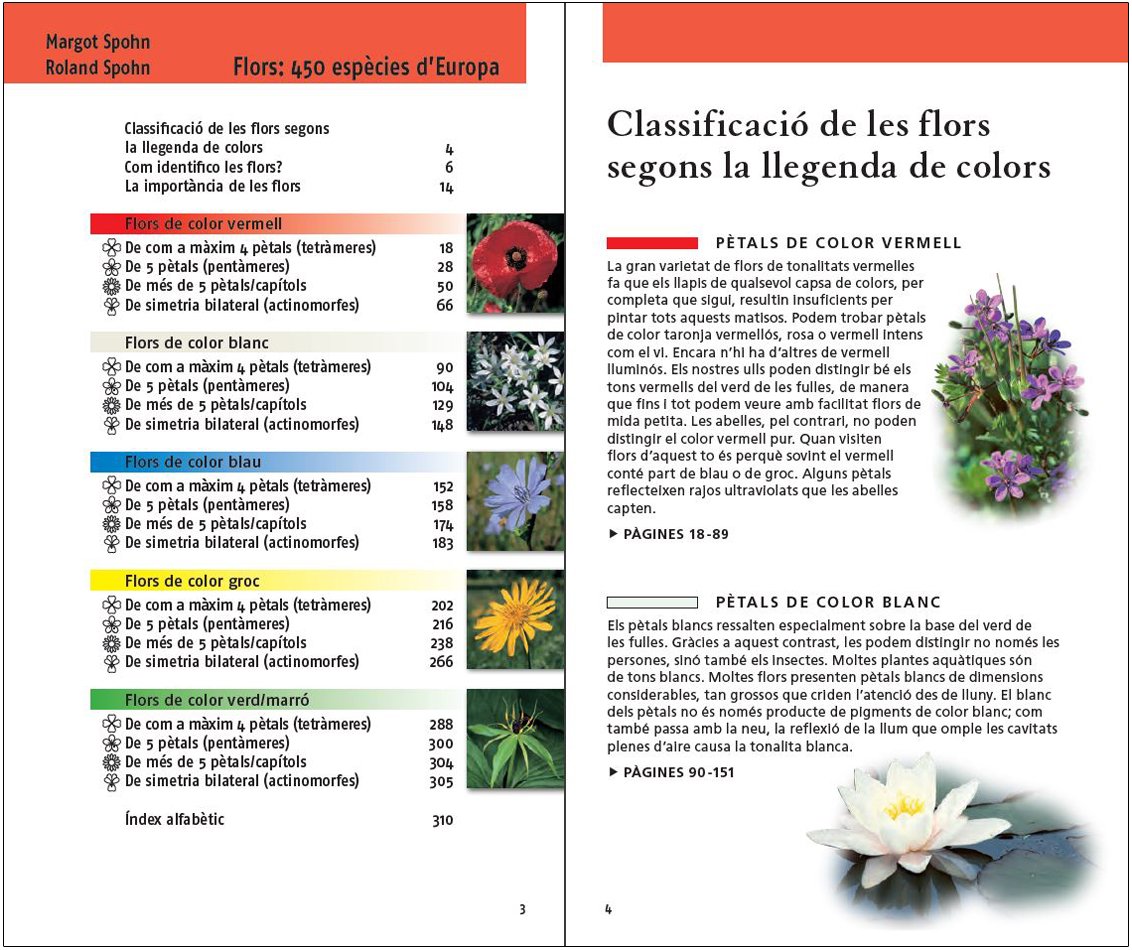 flors. 450 espcies d'europa