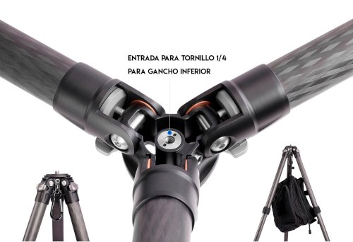 leofoto trpode ranger ls-324c de fibra de carbono