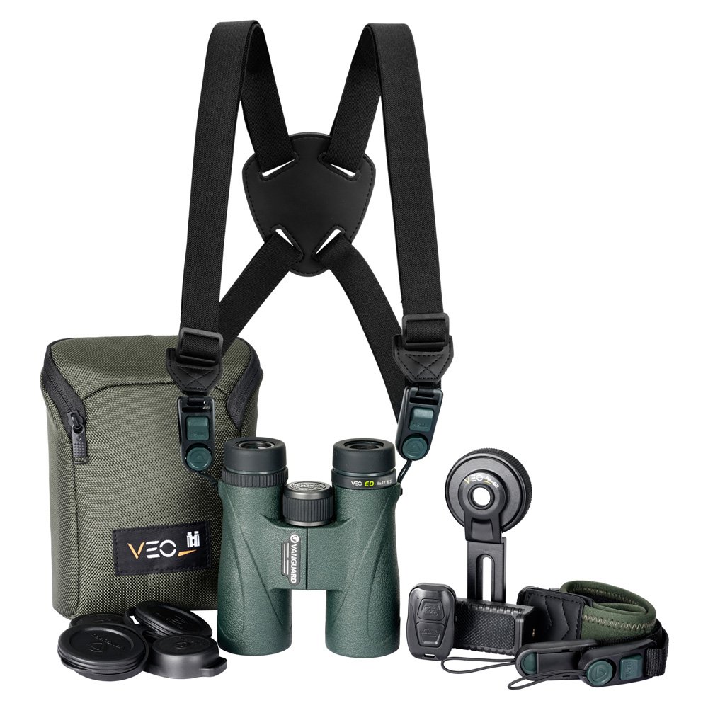 kit vanguard de prismtico veo ed 8x42 y accesorios