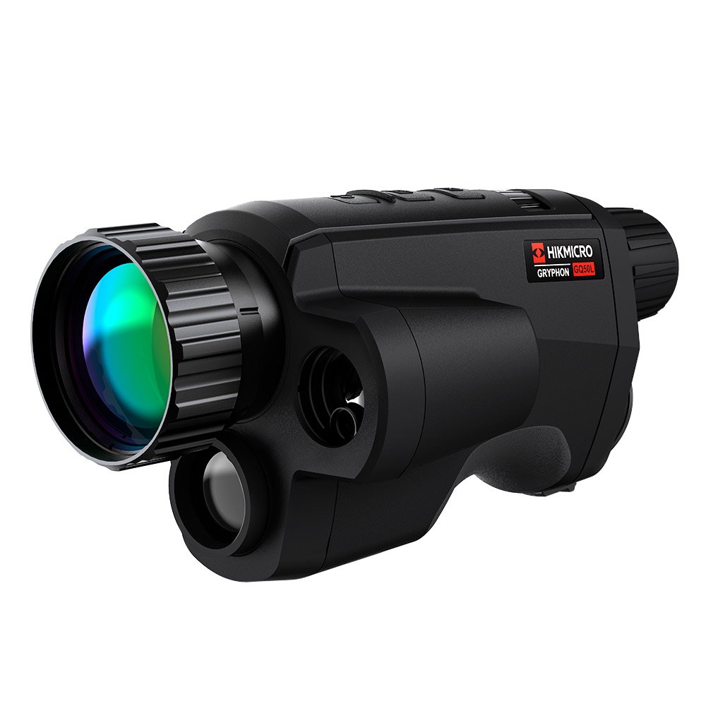hikmicro gryphon gq50l visor trmico monocular con telmetro lser, wi-fi y registro de imgenes