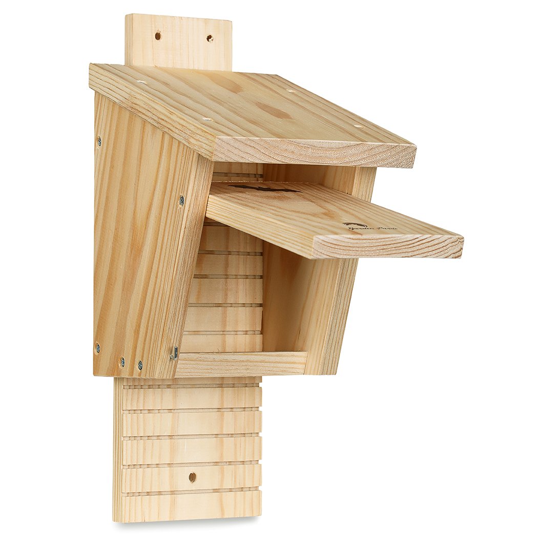 caja nido de madera para murcilagos