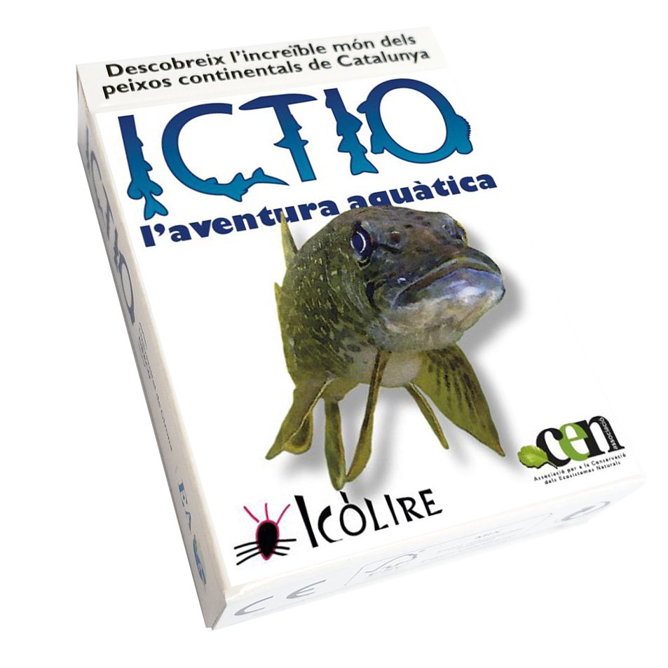 joc de cartes ictio. descobreix l'increble mn dels peixos continentals de catalunya