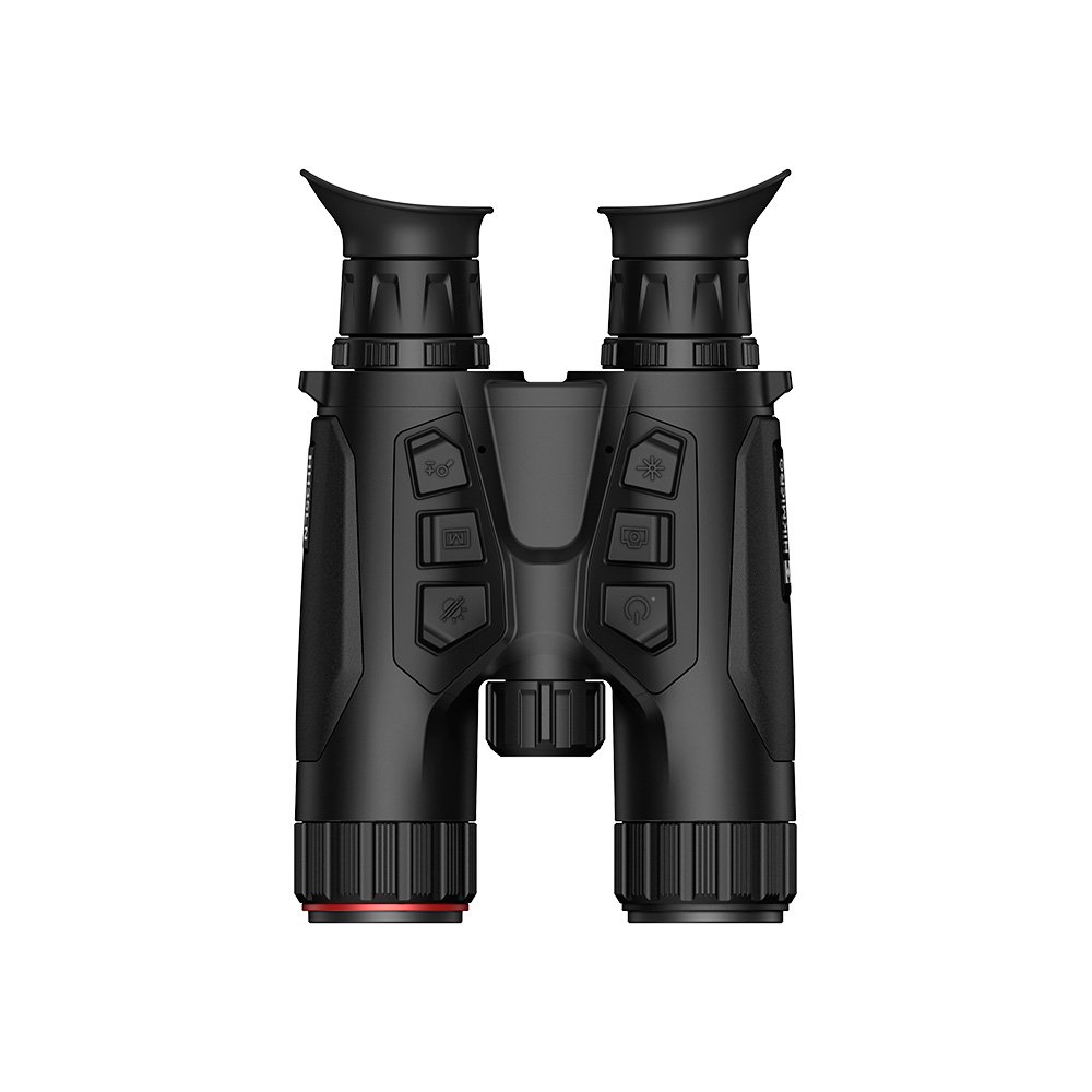 hikmicro habrok hh35ln visor trmico y nocturno binocular con iluminacin infrarroja 940 nm, gps, wi-fi, telmetro lser y registro de imgenes