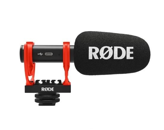 micrfono direccional compacto de alta calidad para dispositivos ios y android rode videomic go ii con salida jack y usb-c
