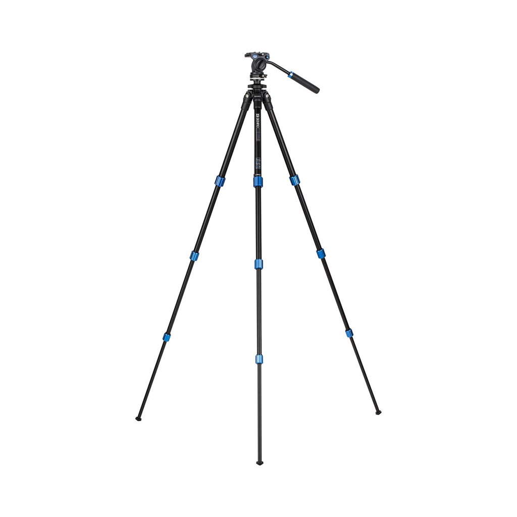 benro kit tripode slim aluminio con rtula de video