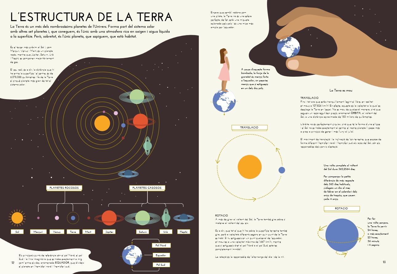 el nostre planeta. infografies per descobrir la terra