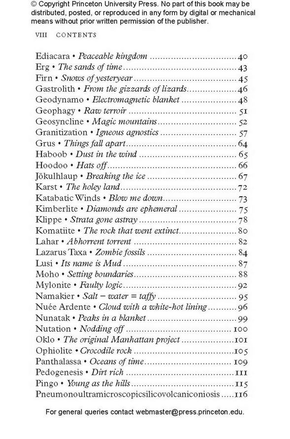 geopedia. a brief compendium of geologic curiosities
