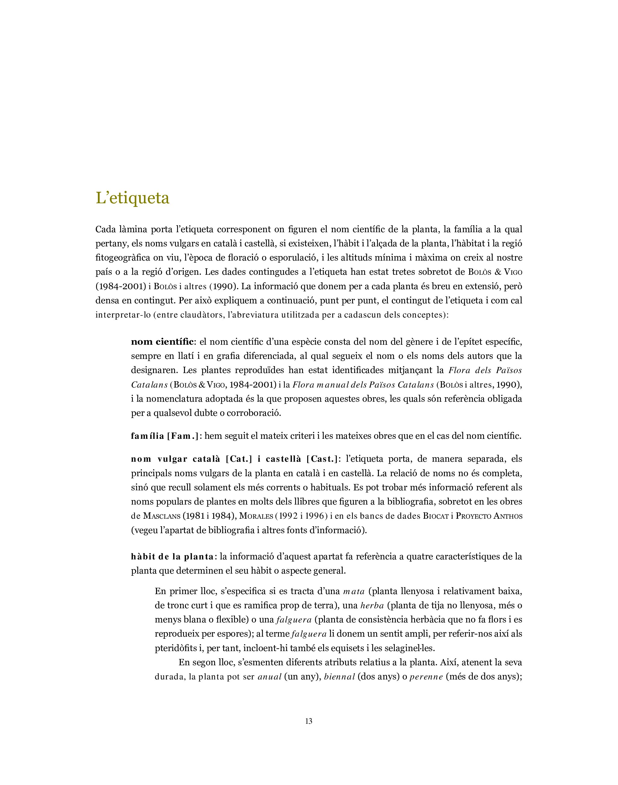 l'herbari, mates, herbes i falgueres
