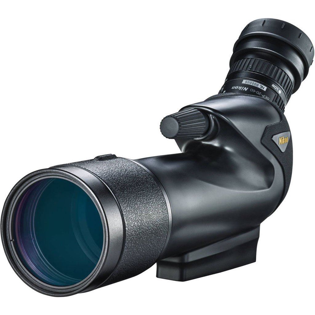 nikon kit compuesto por telescopio prostaff 5 60 mm acodado + ocular 16-48x ds + funda de campo