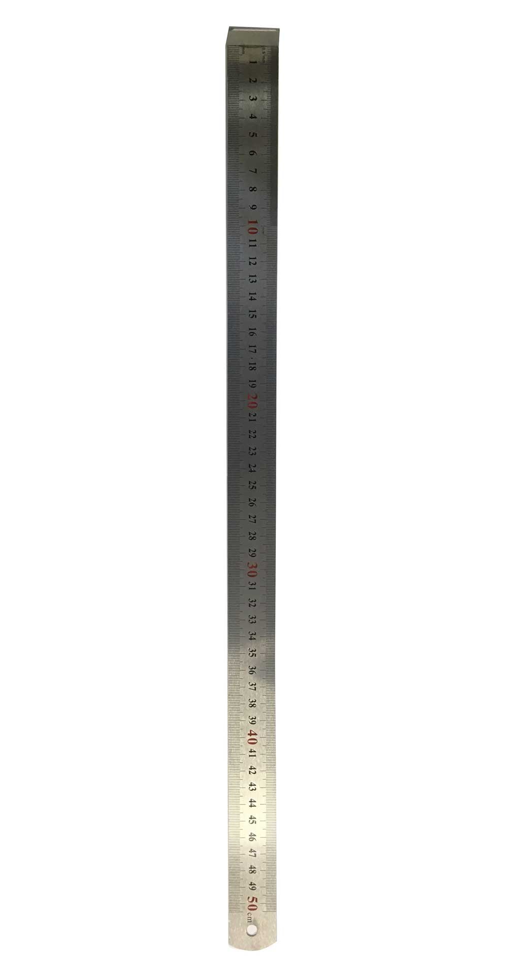 regla de anillamiento con tope de 50 cm