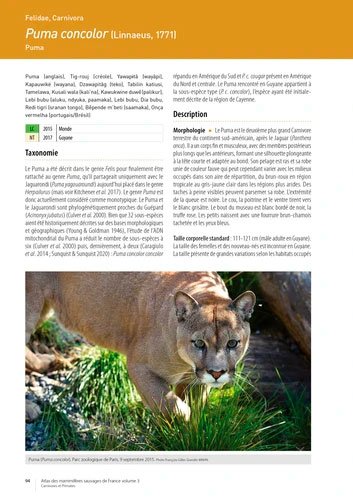 atlas des mammifres sauvages de france. volume 3: carnivores et primates