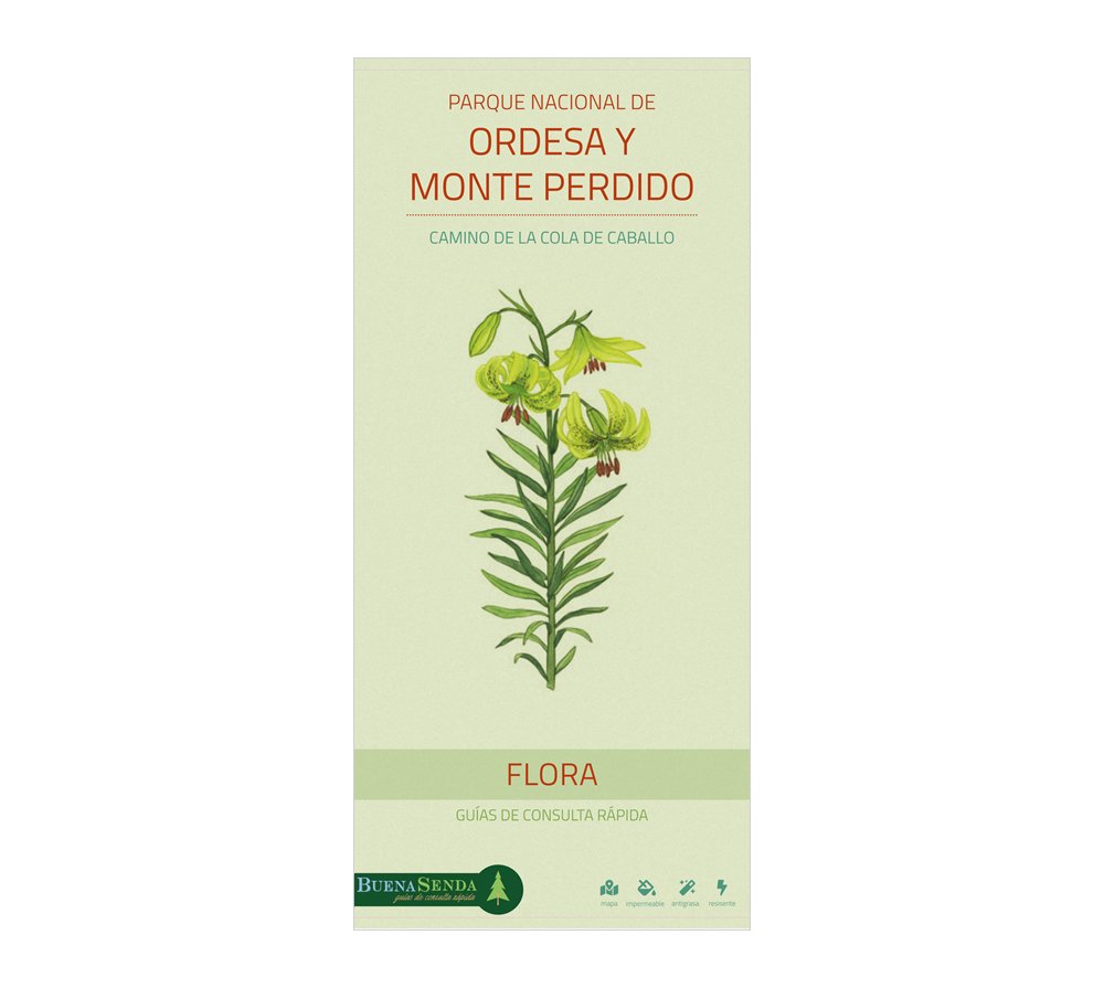 parque nacional de ordesa y monte perdido. camino de la cola de caballo. flora. guas de consulta rpida