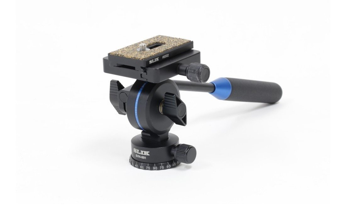 trpode slik pro al 323 de aluminio con rtula de vdeo de dos ejes svh-501