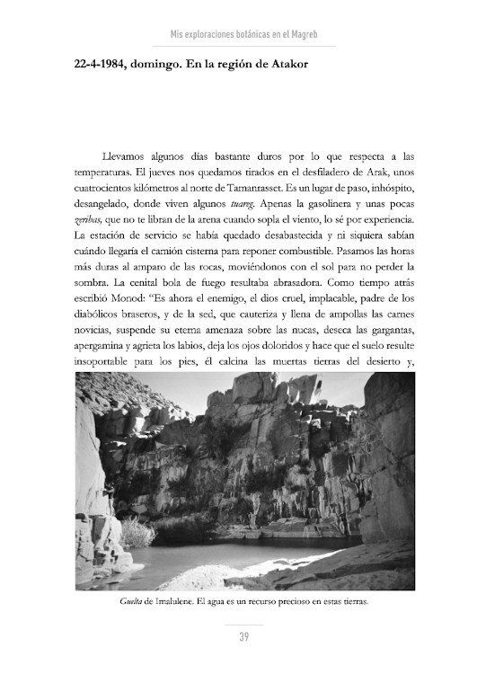 mis exploraciones botnicas en el magreb. retazos de un diario