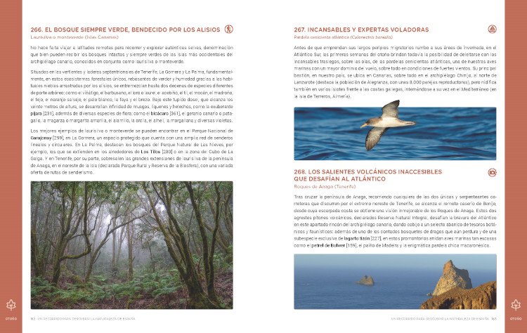 un recorrido para descubrir la naturaleza de espaa. 365 propuestas imprescindibles