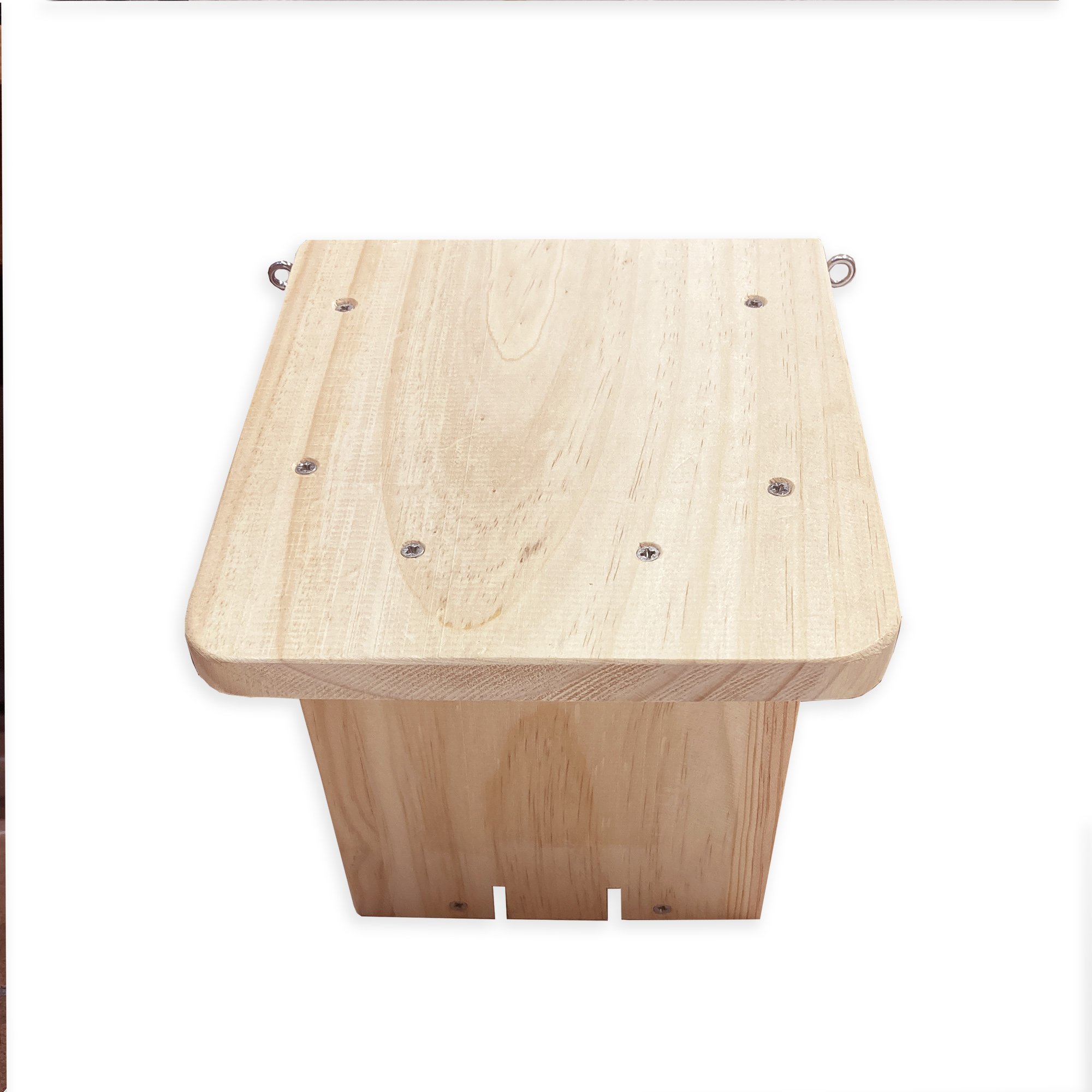 caja nido de madera para pjaros modelo rombo