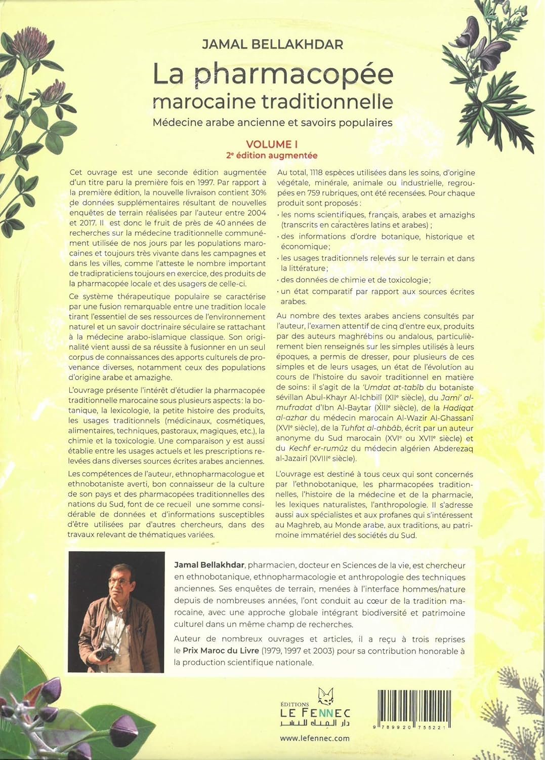 la pharmacope marocaine traditionnelle. mdecine arabe ancienne et savoirs populaires