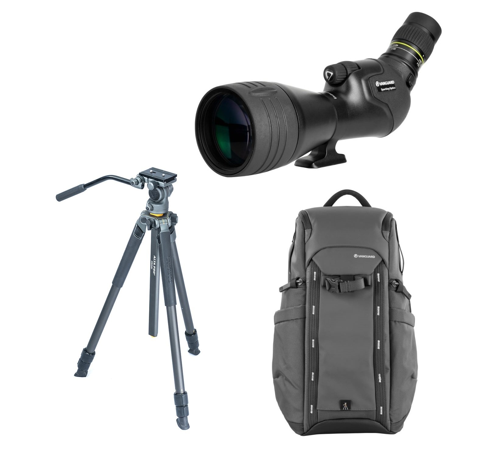 kit oryx vanguard endeavor hd 82a + mochila veo adaptor r44 gy + trpode alta pro 2 263 av