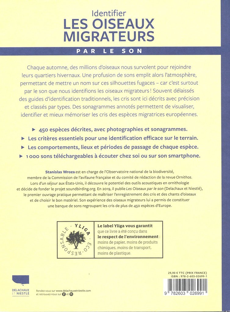 identifier les oiseaux migrateurs par le son