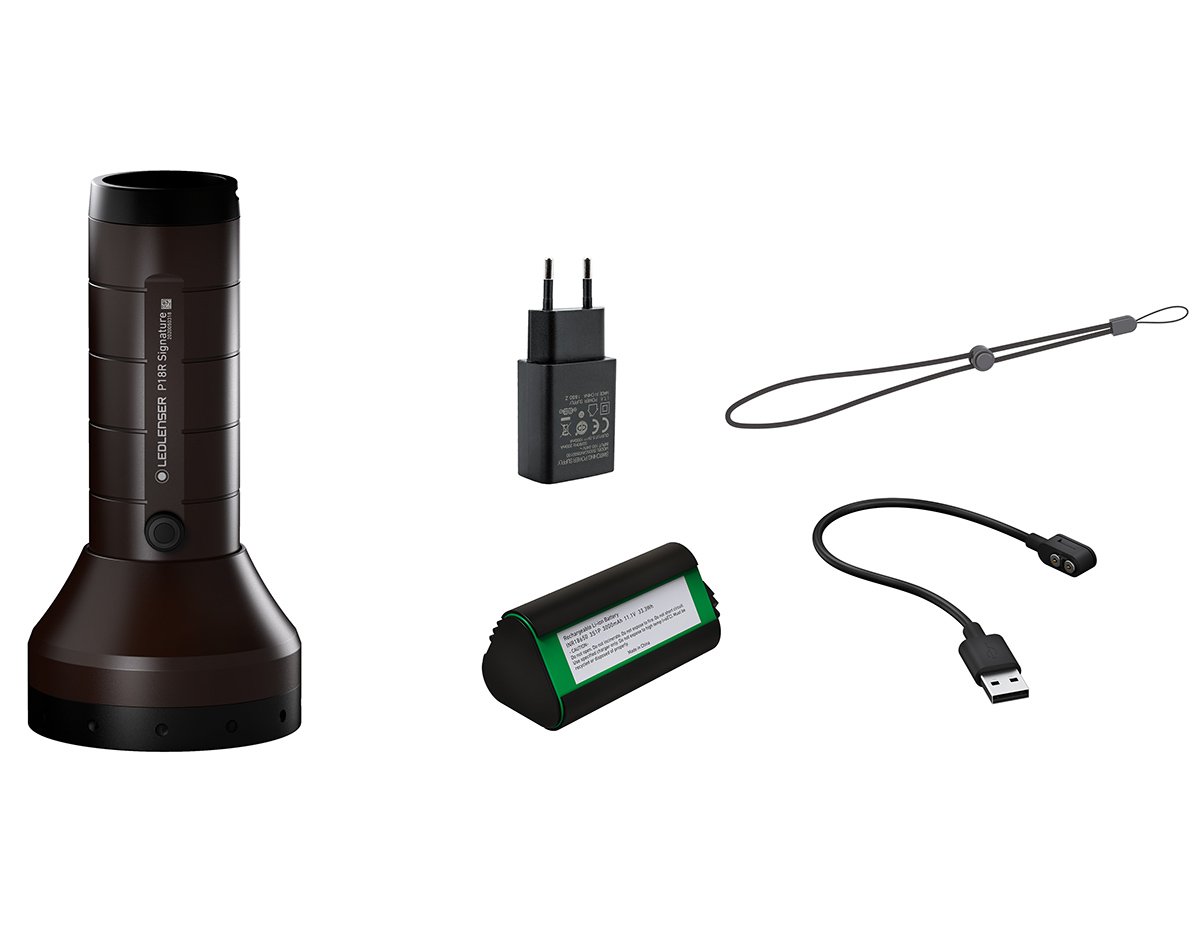 linterna ledlenser p18r signature 4500 lm