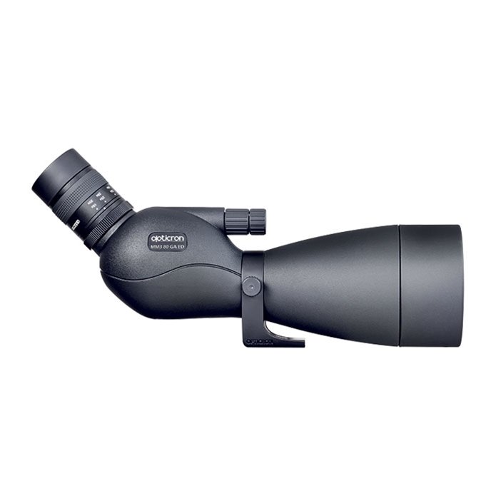 opticron telescopio mm3 80 ga ed acodado con ocular mm3 20-60x