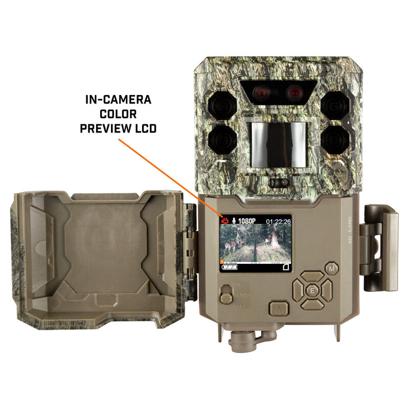 CÁMARA DE TRAMPEO FOTOGRÁFICO BUSHNELL CORE DS NO GLOW DE CAMUFLAJE CON  FLASH DE LUZ INFRARROJA INVISIBLE DE LEDS NEGROS Y SENSOR DUAL [E0019210] -  299,00€ : , Oryx. La tienda del