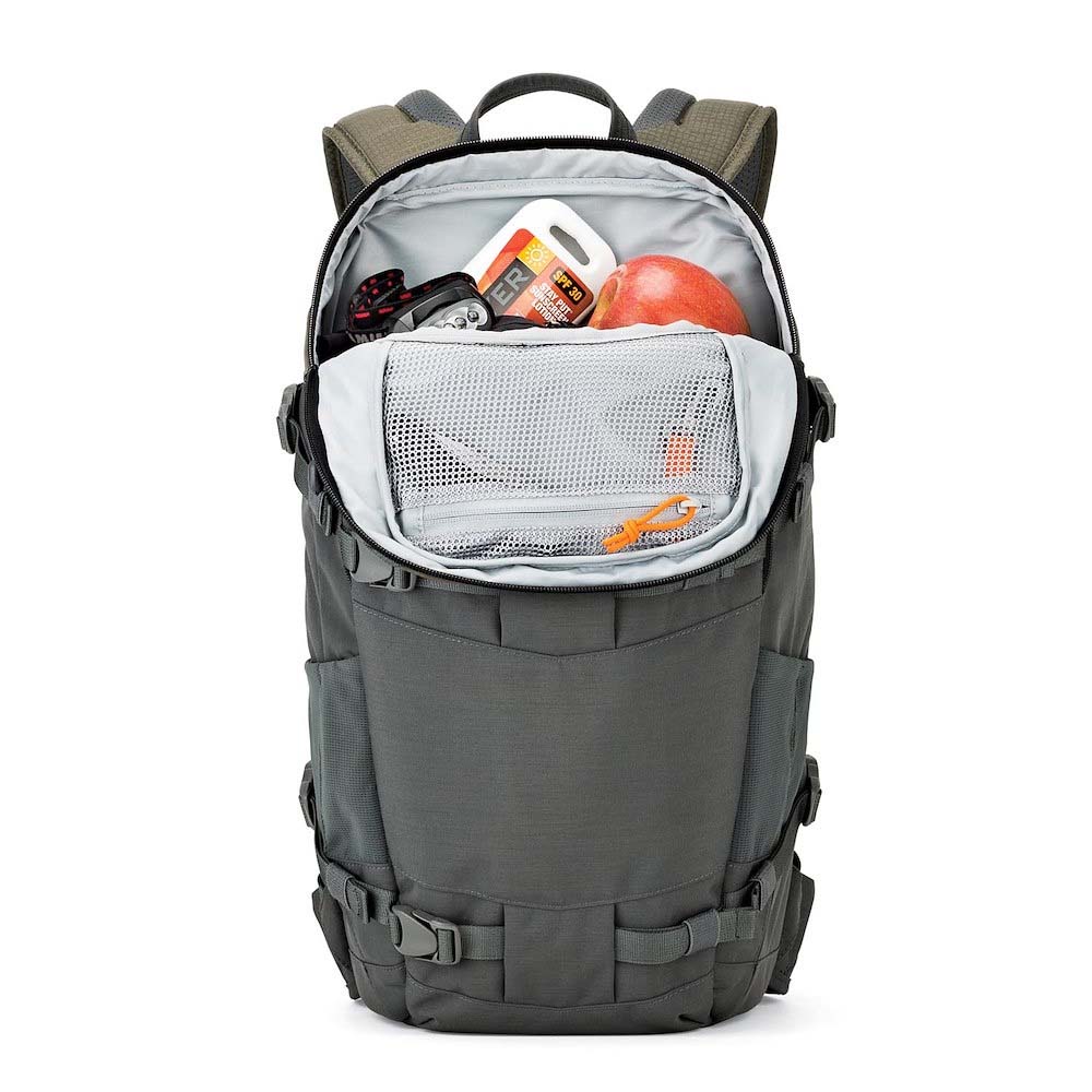 LOWEPRO MOCHILA FLIPSIDE TREK BP 350 AW COLOR VERDE Y GRIS